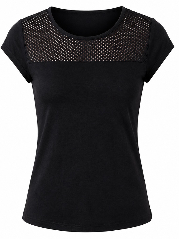 Shirt mit Mesh-Einsatz von Seidel D1043-99