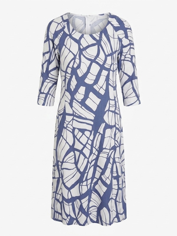 Sommerkleid von Pastunette, blau-weiss  16231-228-3
