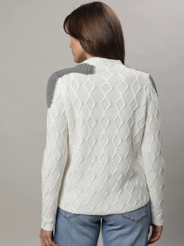 GolleHaug Pullover mit Stehkragen und Strukturmuster - 02521-11034 back