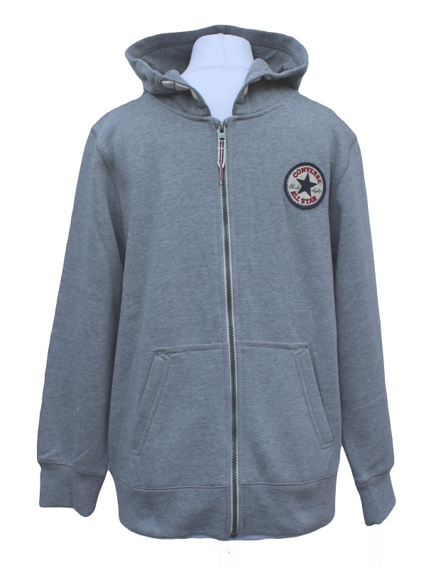 Jacke Converse All Star mit Kapuze grey 963833