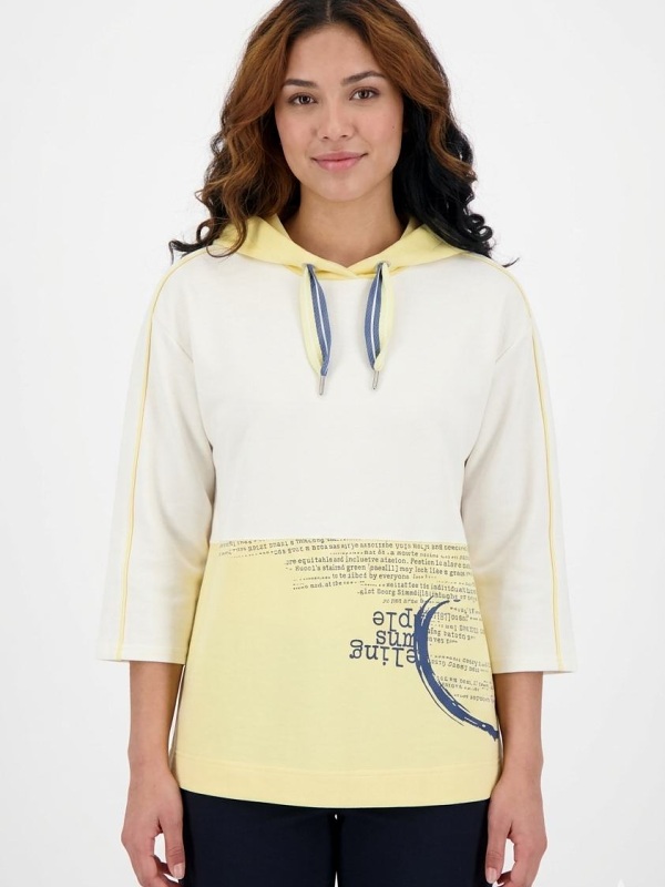 Barbara Lebek Kapuzensweatshirt, offwhite   56610062