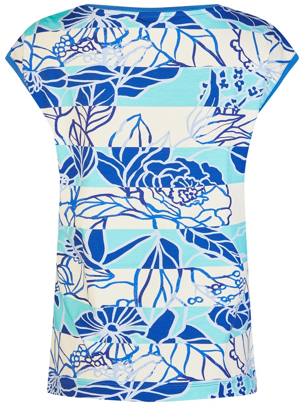 Sommershirt von Barbara Lebek, ocean blue  57720062 back