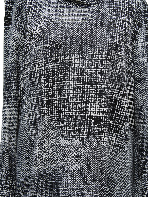 Blusenshirt von Seidel, schwarz/weiß, V3025-93 close