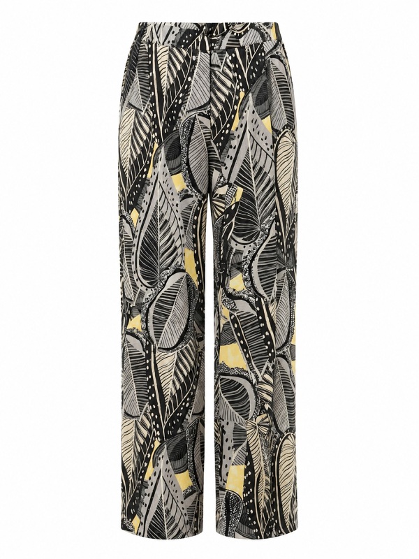 Hose mit Blätter-Print von Capuccino 260628