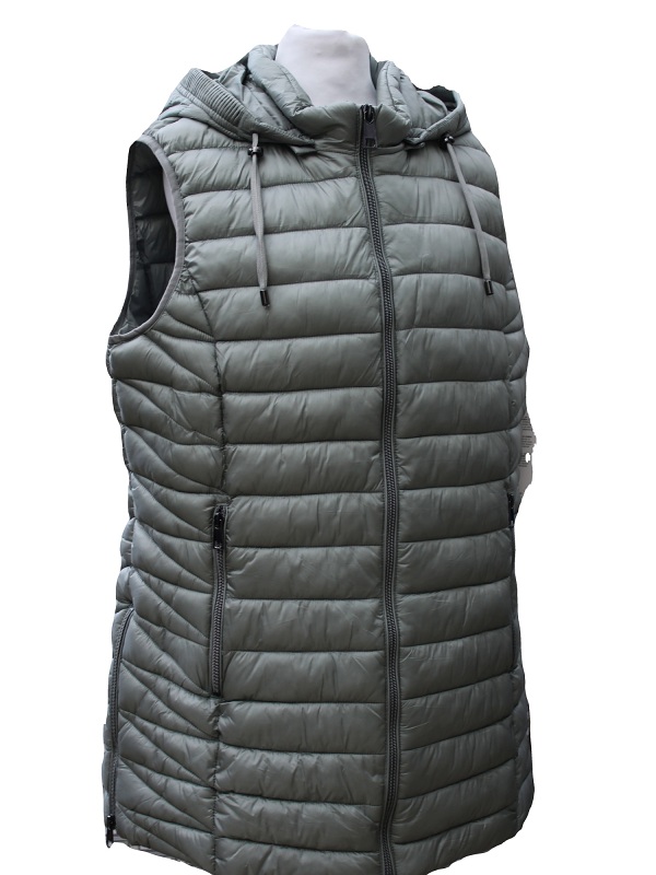 Longsteppweste von Lebek, mintgrün, 31260052, Seitenansicht