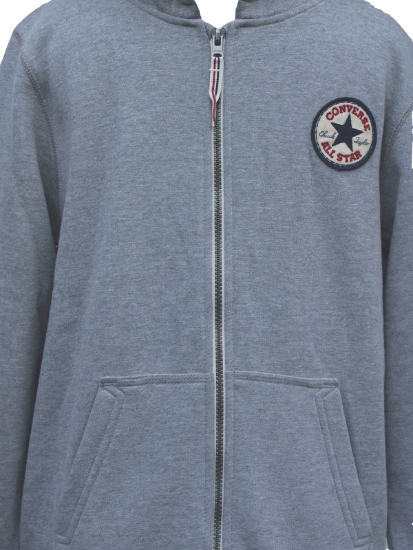 Jacke Converse All Star mit Kapuze grey 963833 Detail