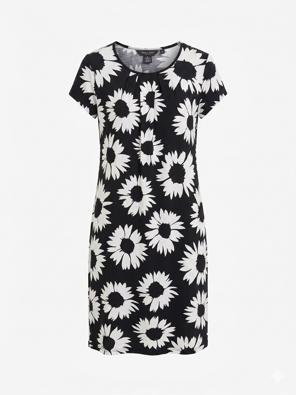 Sommerkleid von Pastunette, schwarz-weiss 16231-200-3
