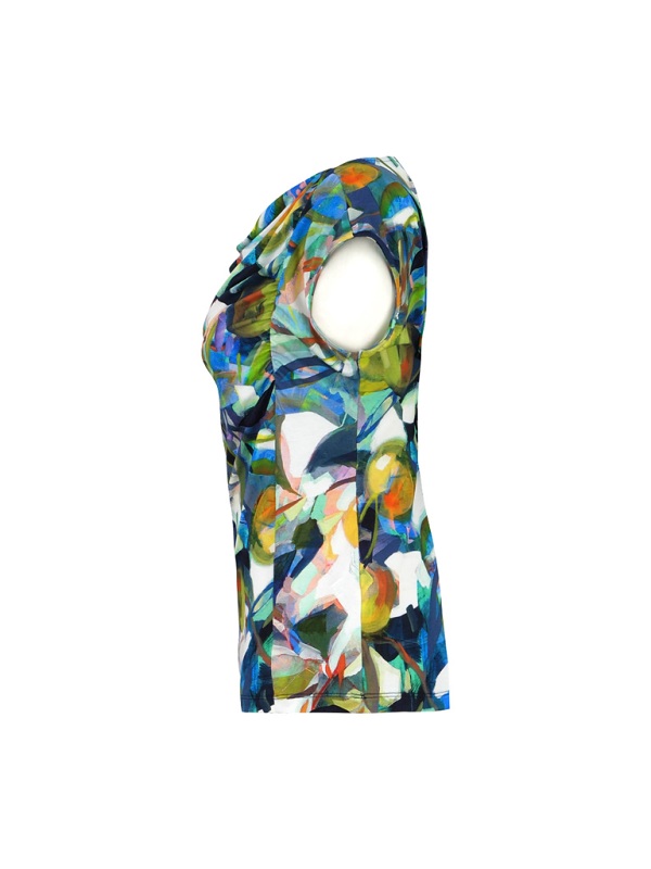Dolcezza Shirt mit künstlerischem Allover-Print R2511 side