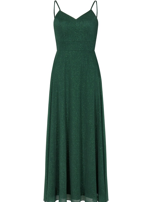 Glitzerkleid New Gol 13829-56 grün