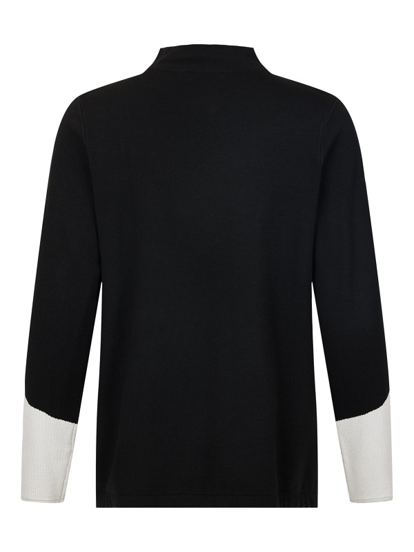 I'cona Focus Monochrome Side Tie Jumper 64362 back