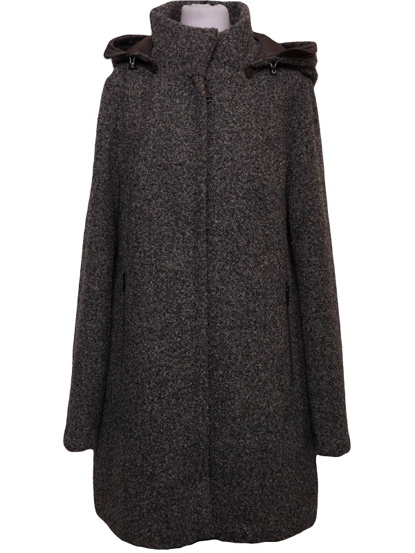  Barbara Lebek Wolljacke mit Kapuze - 10140042