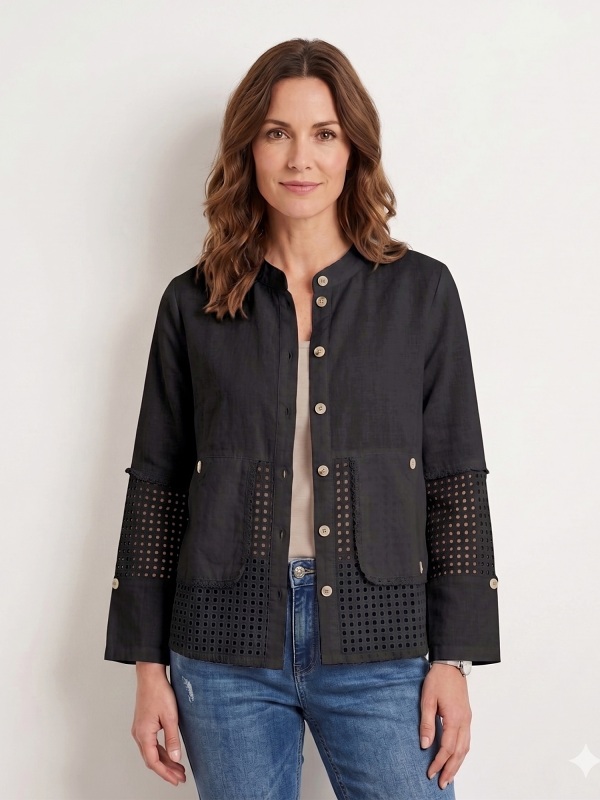 Sommerjacke von Lea H., schwarz 031874 style