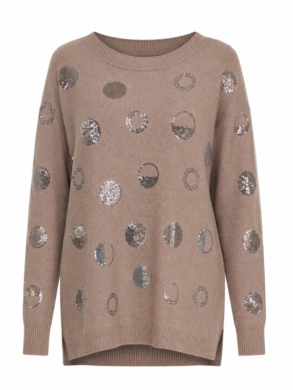Strickpullover  von Marinello, beige meliert, 56289, 