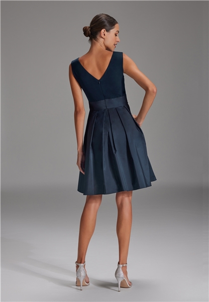 Swing Cocktailkleid aus Microtaft 77760810-3030 back