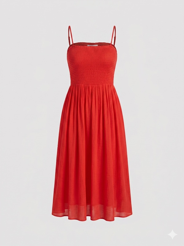 Orientique Kleid Rayon Dobby, rot  81315