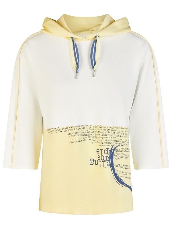 Barbara Lebek Kapuzensweatshirt, offwhite   56610062 front