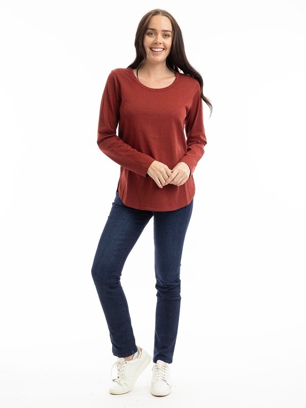 Orientique Essential Knits Pullover 52001 - Rust