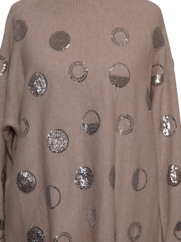 Strickpullover  von Marinello, beige meliert, 56289