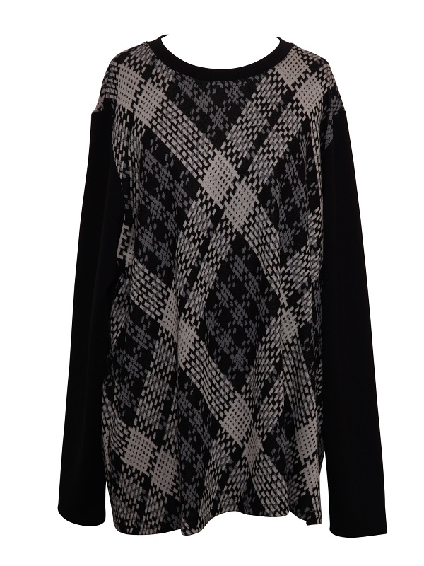 Blusenshirt von Seidel, schwarz/weiß, Z3078