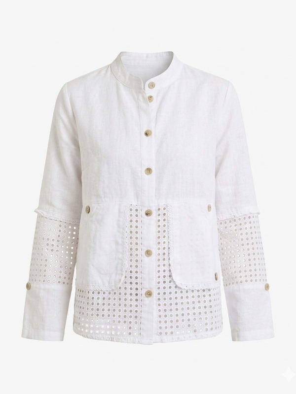 Sommerjacke von Lea H., weiss  031874