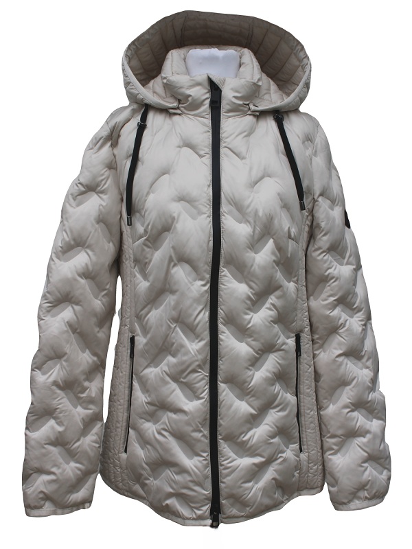 Steppjacke mit Kapuze front
