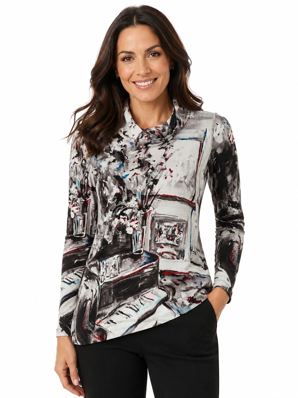 Dolcezza Pullover mit Rundhalsausschnitt 75692 style