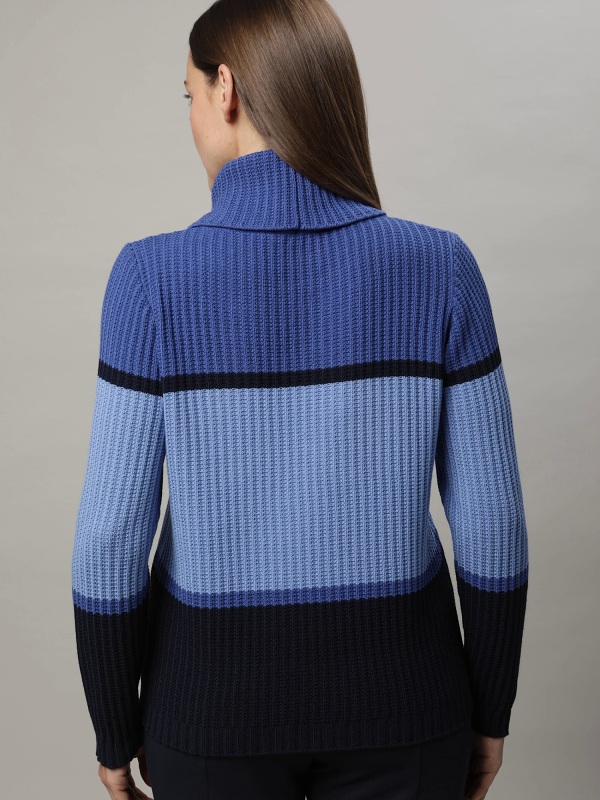 GolleHaug Pullover mit Rollkragen und Strukturmuster - 02521-11105 back