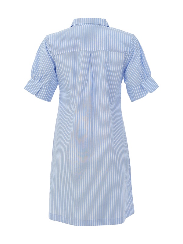 Dolcezza Sommerkleid, blau weiss 26150 back