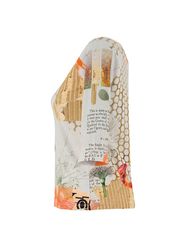 Dolcezza Shirt mit kreativem Collage-Print R2531 side