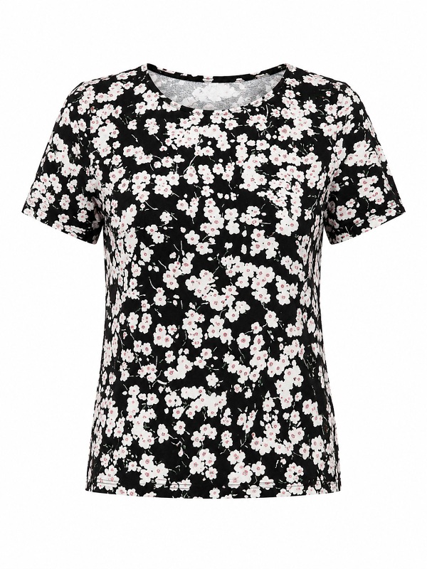 Sommershirt mit Blumenmuster von Seidel D2423-99