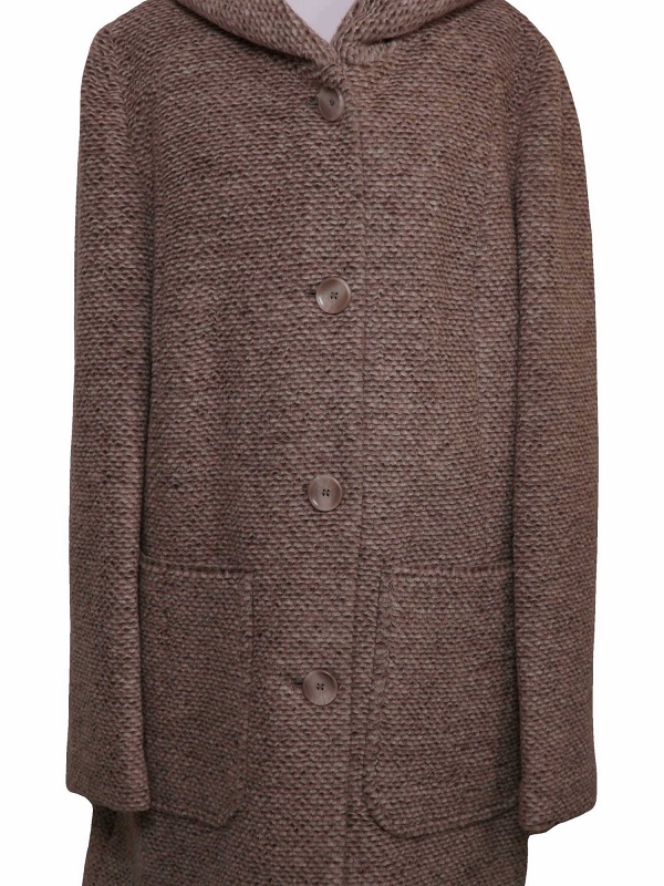 Barbara Lebek Wolljacke mit Kapuze - 30060032