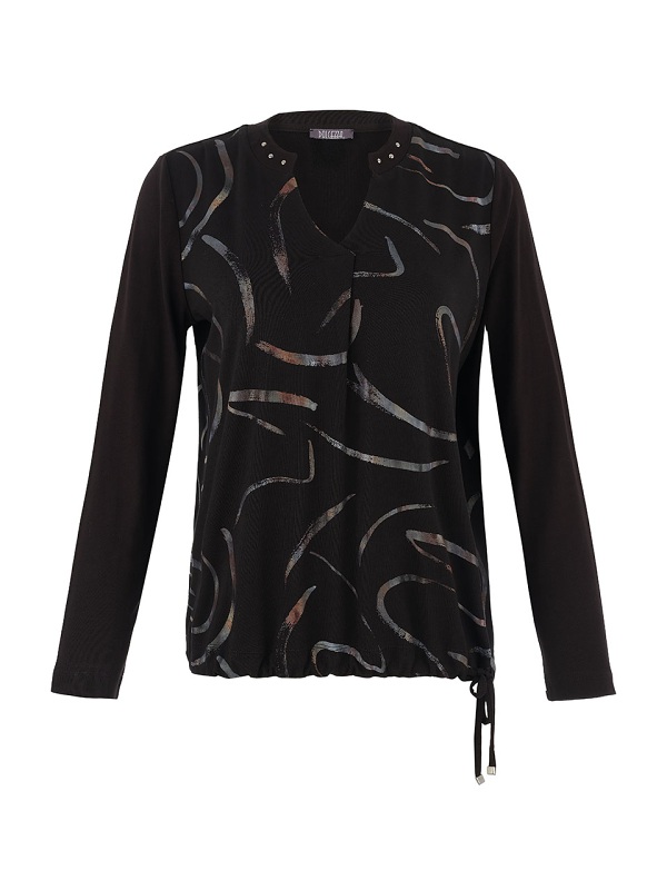 Dolcezza Pullover mit Schmucksteinverzierung 75120