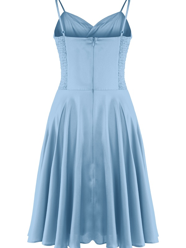 Satinkleid New Gol 13840-54 indigo HA