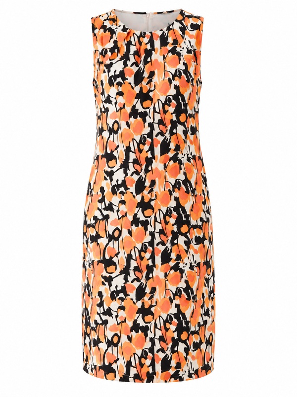 Ärmelloses Kleid mit floralem Print von MXO 71975