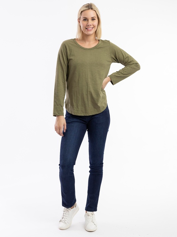 Orientique Essential Knits Pullover 52001 - Olive