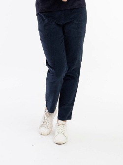 Orientique Cord Solid Jeggings 2681 Navy