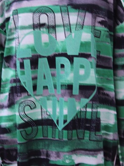 Top Secret Langarm Shirt - grün/schwarz 220911155