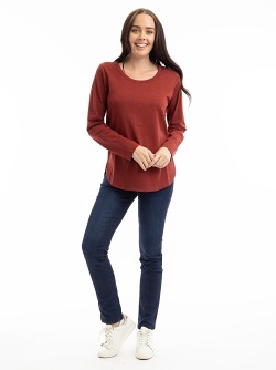 Orientique Essential Knits Pullover 52001 - Rust
