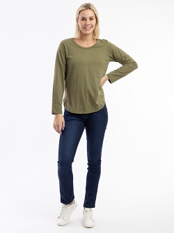 Orientique Essential Knits Pullover 52001 - Olive