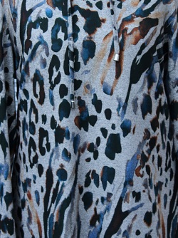 Capuccino CPO Pullover mit kleinem Stehkragen und Kordel, 805002