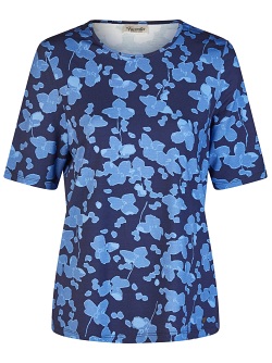 Sommershirt von Barbara Lebek, navy 56700062