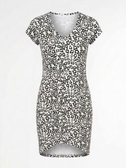 Sommerkleid von Seidel, weiss-schwarz  X1909-10