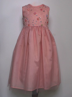 Girls Blumenkleid Topo Fashion rosa  213750-803