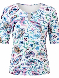 Shirt mit floralem Paisley-Print von Sommermann  5949-32