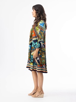 Orientique Cabo Fria Dress Frill Buttonthrough  40205