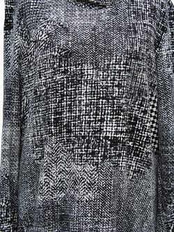 Blusenshirt von Seidel, schwarz/weiß, V3025-93