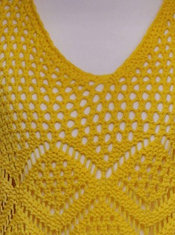 Capuccino luftiger Pullover - gelb 260402-207 