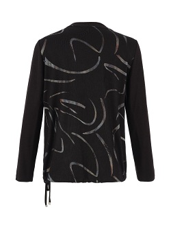 Dolcezza Pullover mit Schmucksteinverzierung 75120