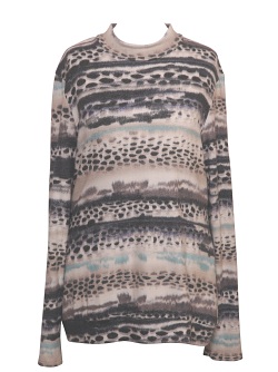 Sweat flauschig  von Seidel mit Stehkragen, W3049-18