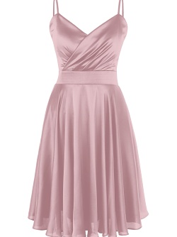 Satinkleid New Gol 13840-77 mauve